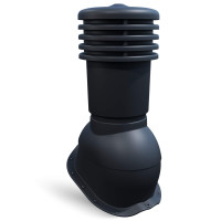 Вентиляционный выход Ventos X Metal F22 150мм антрацит RAL 7021 🏠 Первый Дом