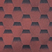 Бітумна черепиця BTM Рубін Червоний 🏠 «Перший Дім»