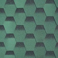 Бітумна черепиця BTM Рубін Зелений 🏠 «Перший Дім»