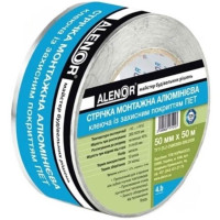 Alenor PET 50мм x 50м Алюминиевый скотч 🏠 Первый Дом