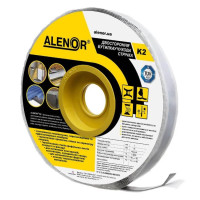 Герметизирующая эластичная бутилкаучуковая лента ALENOR БК (К2) 15мм x 25м 🏠 Первый Дом