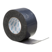 Стрічка покрівельна герметизуюча Alenor BF Графітова 100мм x 10м 🏠 «Перший Дім»