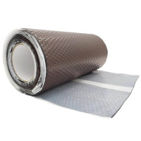 Лента примыкания Alenor BF-3D Коричневая (RAL 8017) 300x5000мм 🏠 Первый Дом