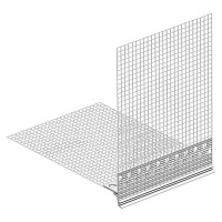 Профіль капельник з сіткою EJOT Pro TKP05-01 RAL 7016, сітка 12,5х12,5 см 160 г/м2, 2 м (25 шт. коробка) Івано-Франківськ 🏠 Перший Дім