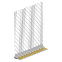 Профіль примикання з сіткою EJOT Pro GAP09-02L RAL 7016 antracite, сітка 12,5 см 160 г/м2, 2,4 м (30 шт. коробка) Івано-Франківськ 🏠 Перший Дім