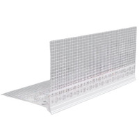 ГОРТЕКС О Уголок капельщик ПВХ с сеткой, 40x0,60 мм, 2,5м 🏠 Первый Дом