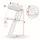 Fakro LMK 60x120 (58x118,4) Лестница на чердак сегментная с металлической стремянкой в магазине Первый Дом Харьков - фото1