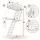 Fakro LWS Plus 70x120 (68x118,4) Лестница на чердак сегментная с деревянной стремянкой в магазине Первый Дом - фото6