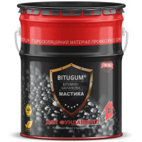 Мастика битумно-каучуковая Bitugum для фундамента 10 кг. 🏠 Первый Дом