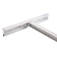 Елементи металоконструкції підвісної стелі поперечний направляючий Т-подібний профіль Cipriani Teetanium 24x33x3700 мм 🏠 «Перший Дім»