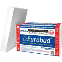 Пінопласт Eurobud EPS 90 1000x1000x100мм 🏠 «Перший Дім»
