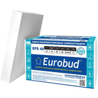 Пінопласт Eurobud EPS 40 1000x1000x150мм 🏠 «Перший Дім»