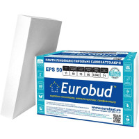 Пенопласт Eurobud EPS 50 1000x1000x20мм 🏠 Первый Дом