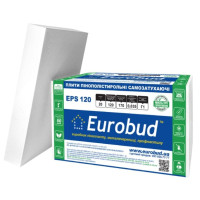 Пенополистирольные плиты EUROBUD EPS 120 1000x1000x100мм Харьков 🏠 Первый Дом
