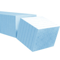 Вставка фасадна EPS Power Block Hirsch Blue 100x150x800 (150 кг/м³) 🏠 «Перший Дім»