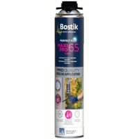 Піна будівельна поліуретанова BOSTIK MAXI 65 PRO FOAM універсальна, вихід 65 л, 870 мл 🏠 «Перший Дім»