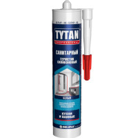 Герметик Tytan силіконовий санітарний Білий 🏠 «Перший Дім»