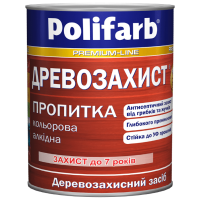 Древозащита Polifarb Пропитка Бесцветная 0,7кг 🏠 Первый Дом
