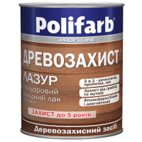Древозащита Polifarb Лазур Каштан 2,2кг 🏠 Первый Дом