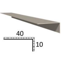ПВХ Планка Г 10x40x2000 🏠 Первый Дом