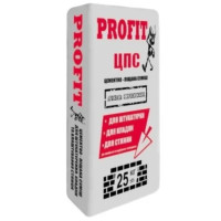 Цементно-песчаная смесь PROFIT 25 кг - УКРАИНА