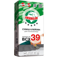 Anserglob BCX 39, 25 кг. Смесь клеевая для теплоизоляции. 🏠 Первый Дом