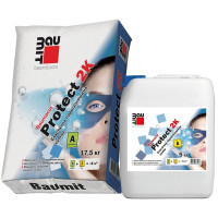 Baumit Protect 2К – гідроізоляційна суміш двокомпонентна 2K (комп A+Б) 🏠 «Перший Дім»