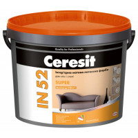 Ceresit IN 52 SUPER База C, Фарба Інтер'єрна матова латексна 🏠 «Перший Дім»