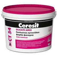 Ceresit СТ 54 База А Силікатна лугостійка фарба фасадна 10л 🏠 «Перший Дім»