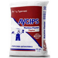 Aygips Machine Plaster 75 plus Гіпсова машинна штукатурка, 30кг 🏠 «Перший Дім»