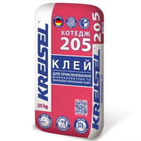 Kreisel 205 КОТЕДЖ Клей для приклеювання мінераловатних та пінополістирольних плит 25 кг 🏠 «Перший Дім»