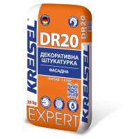 EXPERT DR20 Декоративная минеральная штукатурка Короед 2,0 мм, белая 🏠 Первый Дом