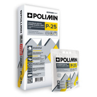 POLIMIN Р-25 grey 25 kg Розчин клейовий для плитки бренд POLIMIN Iвано-Франківськ