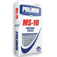 Polimin MS-10 Гипсовая стартовая штукатурка 25 кг купить