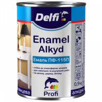 Эмаль алкидная ПФ-115П коричневая, ТМ Delfi - 2,8 кг
