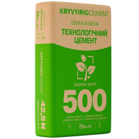 Портландцемент ШПЦ ІІІ/А-500 CEM 42,5 N (25кг) 🏠 Первый Дом
