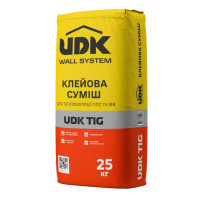 UDK TIG Клейова суміш для пінополістирольних та мінераловатних плит, 25 кг бренд UDK Харків