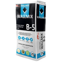 Wallmix B 5 Клеевая смесь для ячеистых блоков, 25 кг 🏠 Первый Дом