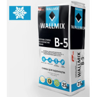 Wallmix B 5 ЗИМА Клеевая смесь для ячеистых блоков, 25кг 🏠 Первый Дом