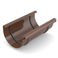 Муфта ринви BRYZA 125мм, коричневий 🏠 «Перший Дім»