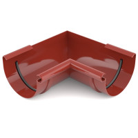 Кут внутрішній 90° BRYZA 125мм, червоний 🏠 «Перший Дім»