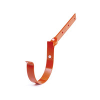 Кронштейн ринви зігнутий BRYZA 125мм, цегляний 🏠 «Перший Дім»