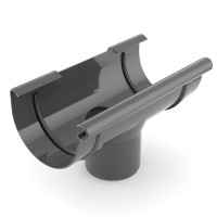 Лійка BRYZA 125мм/90мм, графіт 🏠 «Перший Дім»