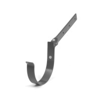 Кронштейн ринви зігнутий BRYZA 125мм, графіт 🏠 «Перший Дім»