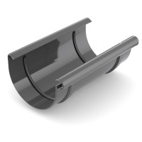 Муфта ринви BRYZA 125мм, графіт 🏠 «Перший Дім»