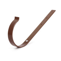 Кронштейн ринви прямий BRYZA 150мм, коричневий 🏠 «Перший Дім»