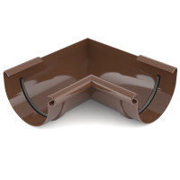 Кут внутрішній 90° BRYZA 150мм, коричневий 🏠 «Перший Дім»