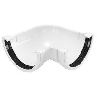 Кут ринви 90 град. Білий Devorex Classic 120 🏠 «Перший Дім»