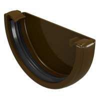 Заглушка ринви Коричнева Devorex Classic 120 🏠 «Перший Дім»