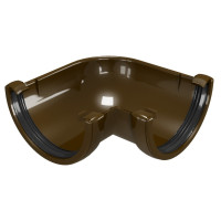 Кут ринви 90 град. Коричневий Devorex Classic 120 🏠 «Перший Дім»